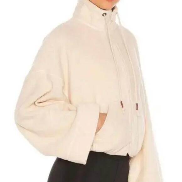 Free People Climb High Yoga Fleece Zip Up, Small - Picture 2 of 7